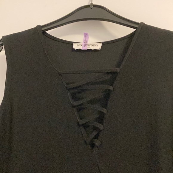 Black Opening Ceremony Dress - Picture 2 of 4